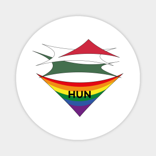 Hungary pride flag Magnet